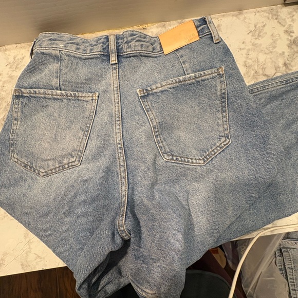 Mango High Rise Blue Jeans - Picture 3 of 5